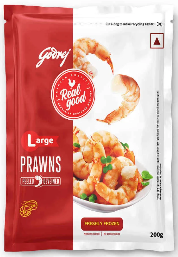 Godrej Yummiez Prawns - Large 200 g